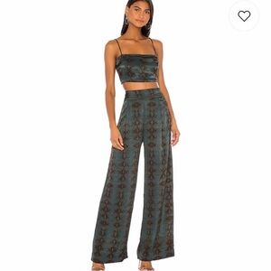 Indah Roma Tuxedo Pant Jungle Viper Green